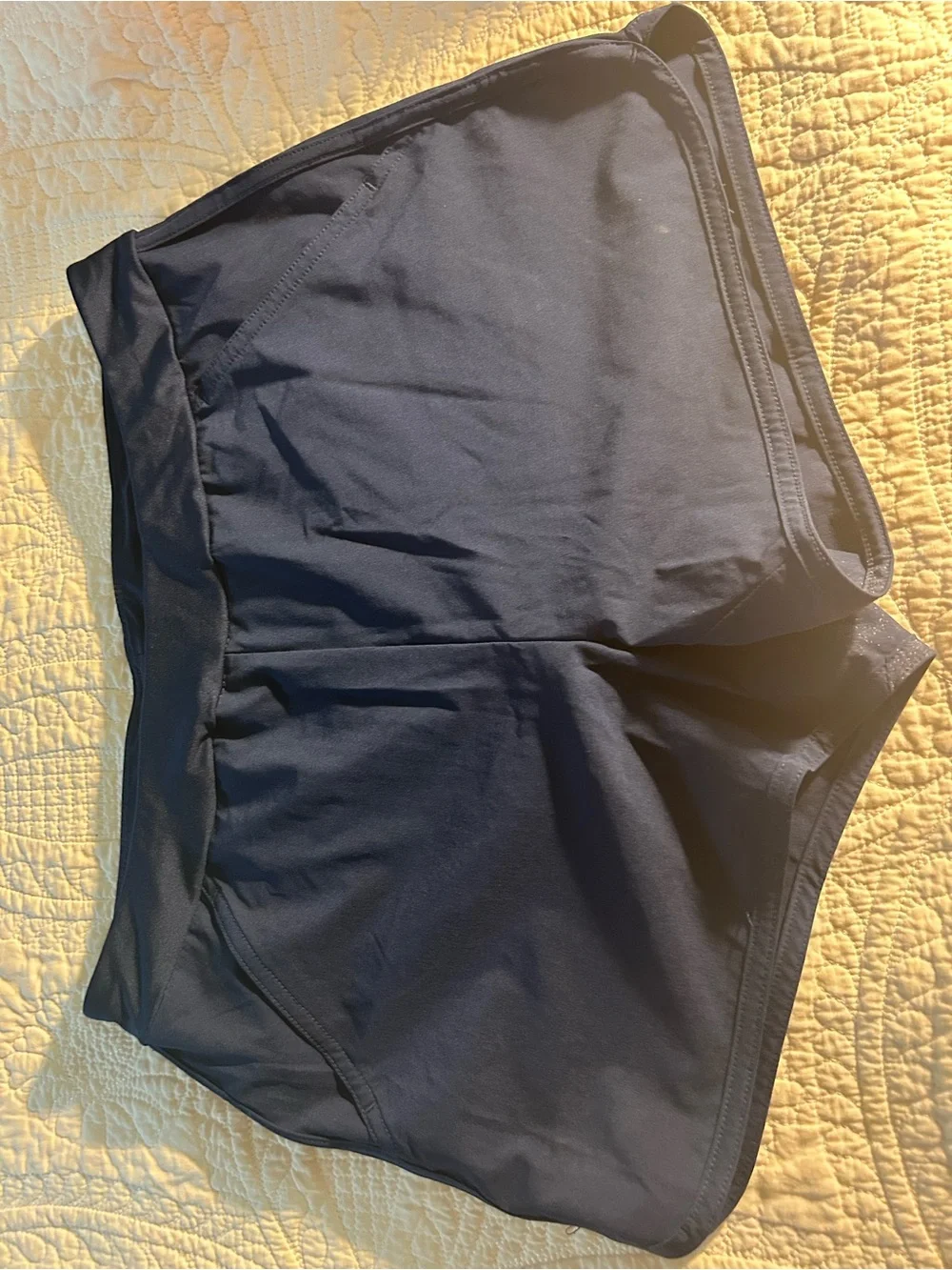 Lands' End Navy Girls Swim Shorts